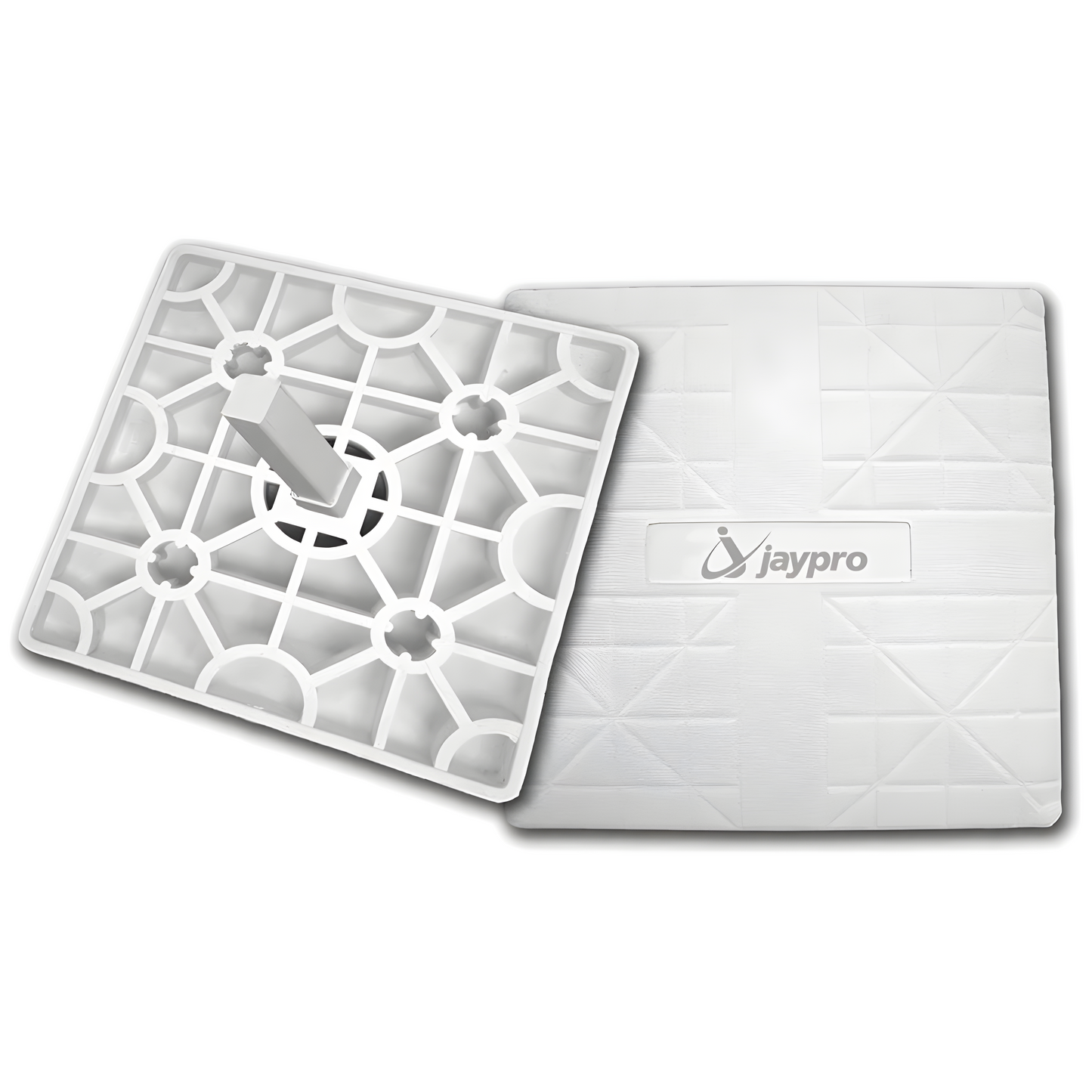 Jaypro Baseball Base Set – Flex Style (Set of 3, White) | Durable, Low-Impact Safety Bases for Practices & Games – BB-200