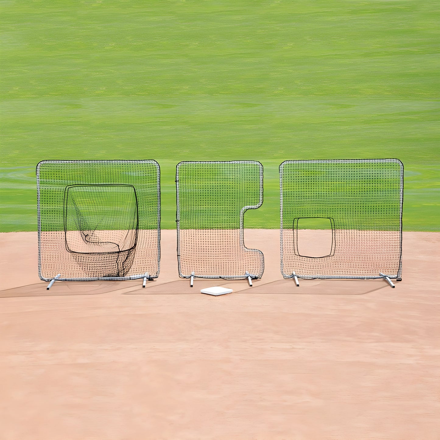 Jaypro Baseball/Softball Soft Toss Screen – Classic (7' x 7') | Heavy-Duty Practice Net for Batting & Fielding Drills (CFSST) - JoySportStore