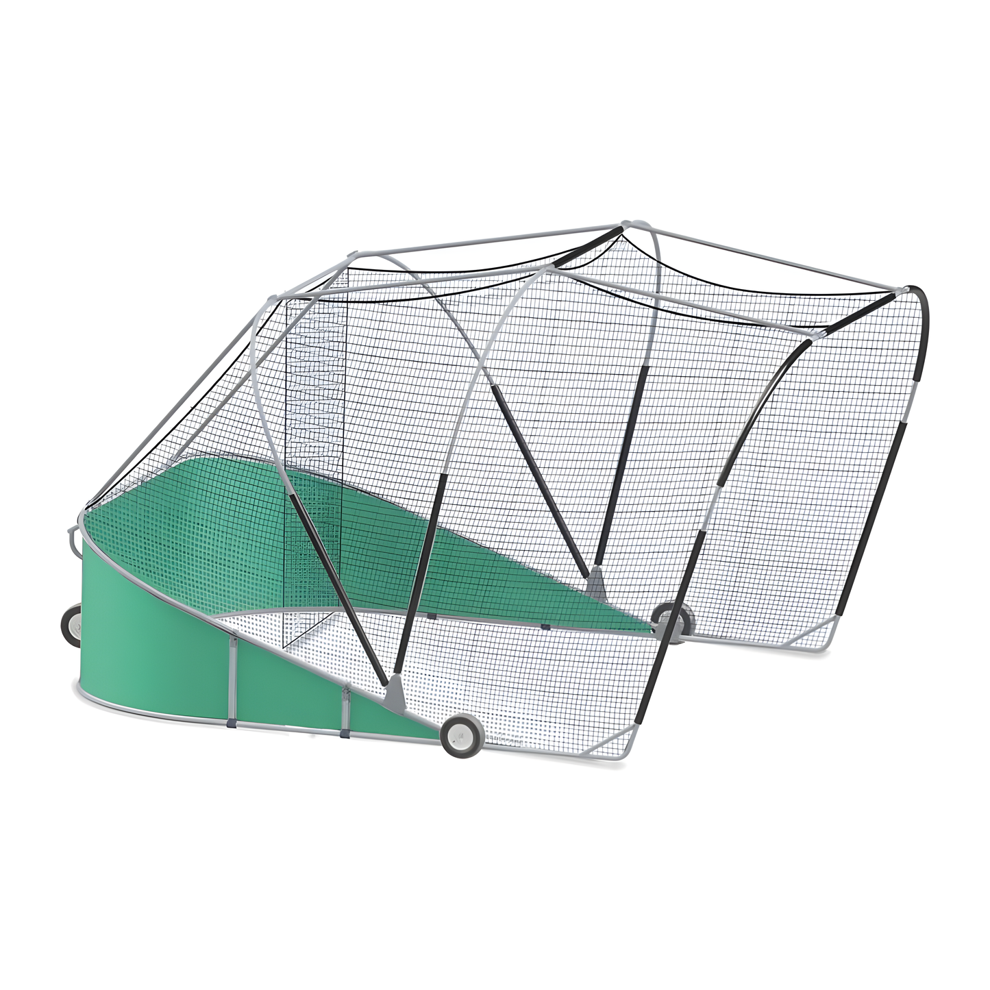 Jaypro Batting Cage – Big League Series Bomber Pro Batting Turtle | Portable, Heavy-Duty Hitting Cage for On-Field Practice – BBGS-18