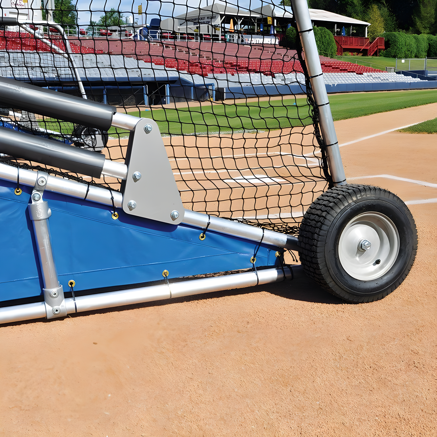 Jaypro Batting Cage – Big League Series Bomber Pro Batting Turtle | Portable, Heavy-Duty Hitting Cage for On-Field Practice – BBGS-18