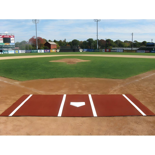 Jaypro Batting Mat (6' x 12') – Clay Color Turf | Portable, Durable Hitting Surface for Indoor/Outdoor Use (BML612CL) - JoySportStore