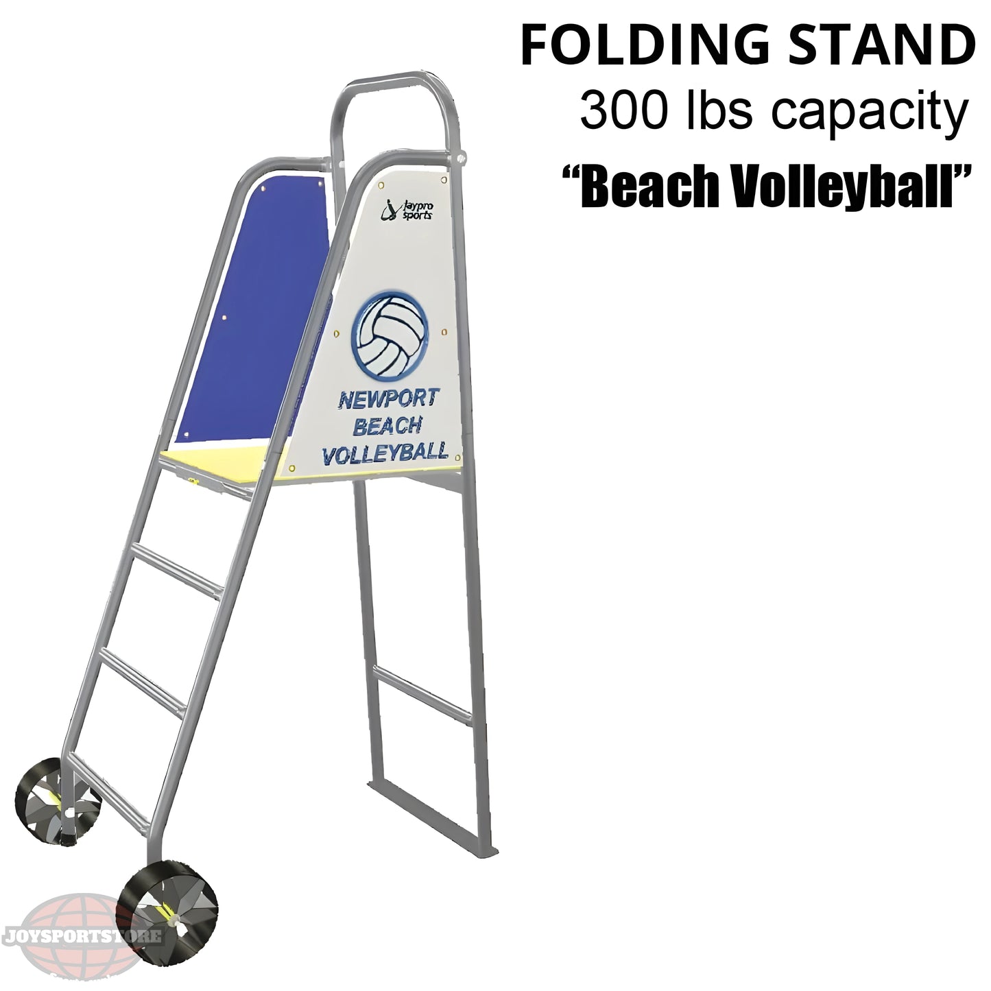 Jaypro Beach Volleyball Referee Stand for Mercury System – Weather-Resistant Outdoor Platform for Officials – OBVRS-8 - JoySportStore