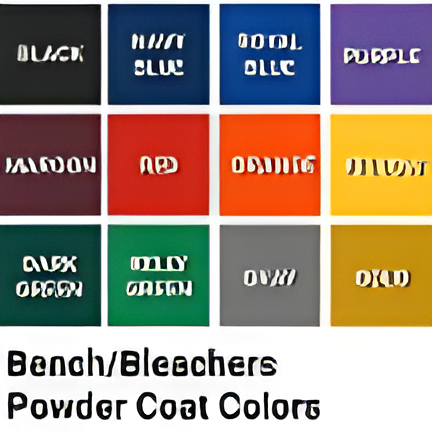 Jaypro Bleacher – 27' (4 Row, Single Foot Plank) – All-Aluminum Powder-Coated Outdoor Seating | Model: BLCH-427ALPC