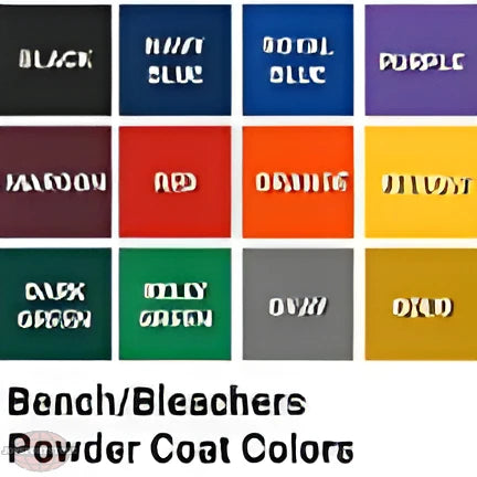 Jaypro Bleacher – 27' (4 Row, Single Foot Plank) – All-Aluminum Powder-Coated Outdoor Seating | Model: BLCH-427ALPC - JoySportStore