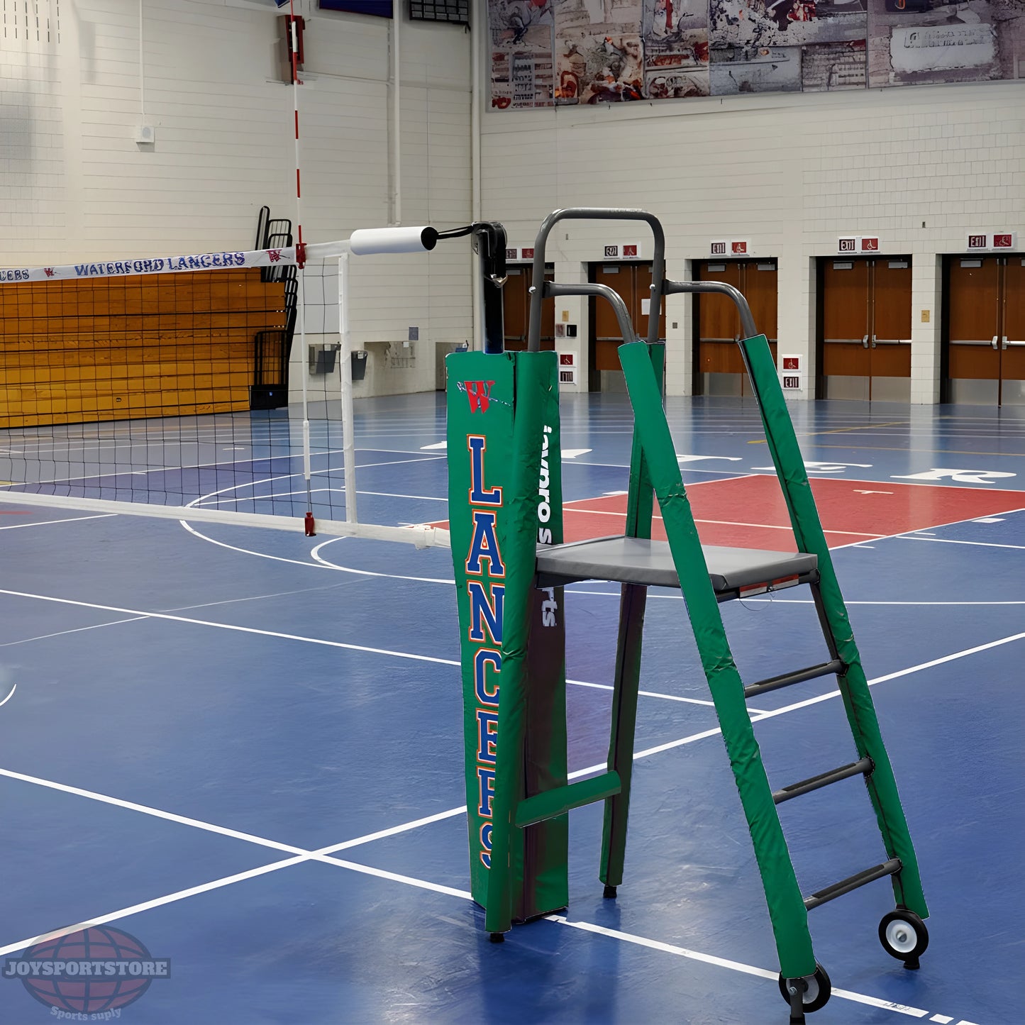 Jaypro Carbon Ultralite Volleyball Deluxe Package – 3-1/2" Floor Sleeve System | Model: PVB-9PKGDX - JoySportStore