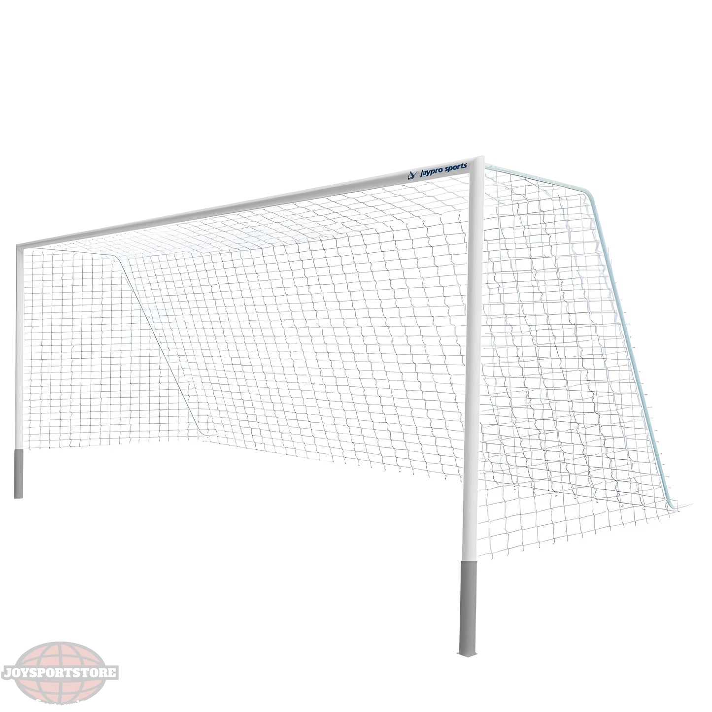 Jaypro Classic Official Round Soccer Goals | Semi-Permanent, Durable Match Goals with Standard Backstays - JoySportStore