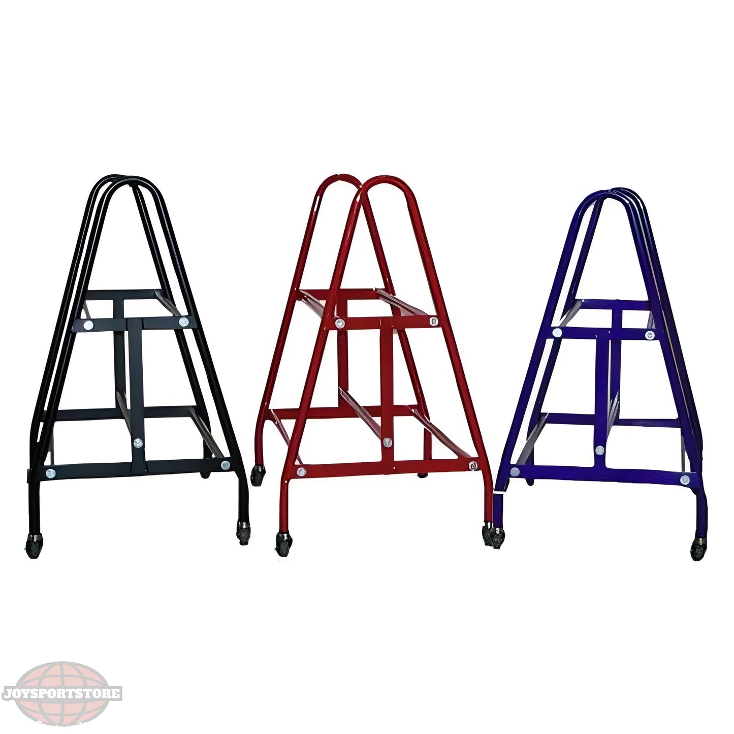 Jaypro Deluxe Ball Carrier – Holds 12 Balls | Heavy-Duty, Mobile Storage Rack for Indoor & Outdoor Use (BBC-12) - JoySportStore