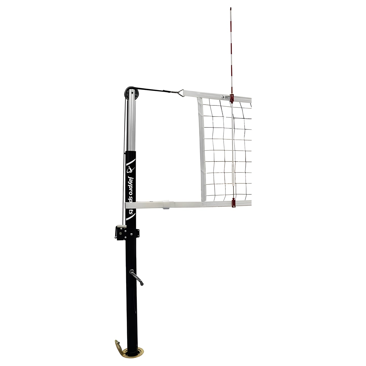 Jaypro FeatherLite Volleyball System – 3-1/2" Floor Sleeve | Lightweight Aluminum Volleyball System for Indoor Competition – PVB-5000 - JoySportStore