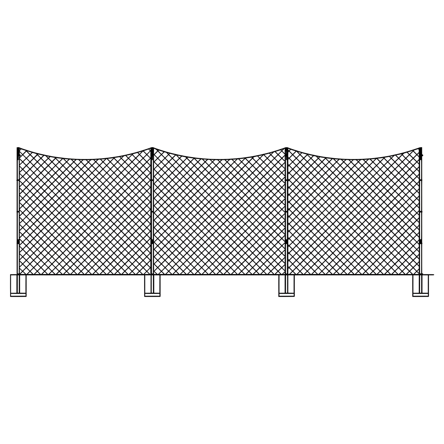 Jaypro FieldPro Soccer Net System | Premium Backstay & Net Support Frame for 6.5' x 18.5' Goals (FNSB-65)