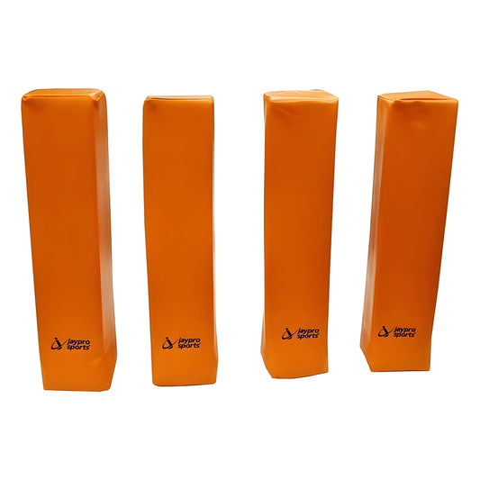 Jaypro Football Field Markers – Free Standing Pylons (Set of 4, Orange) | Weighted, Weatherproof End Zone Markers – FBPYLN - JoySportStore