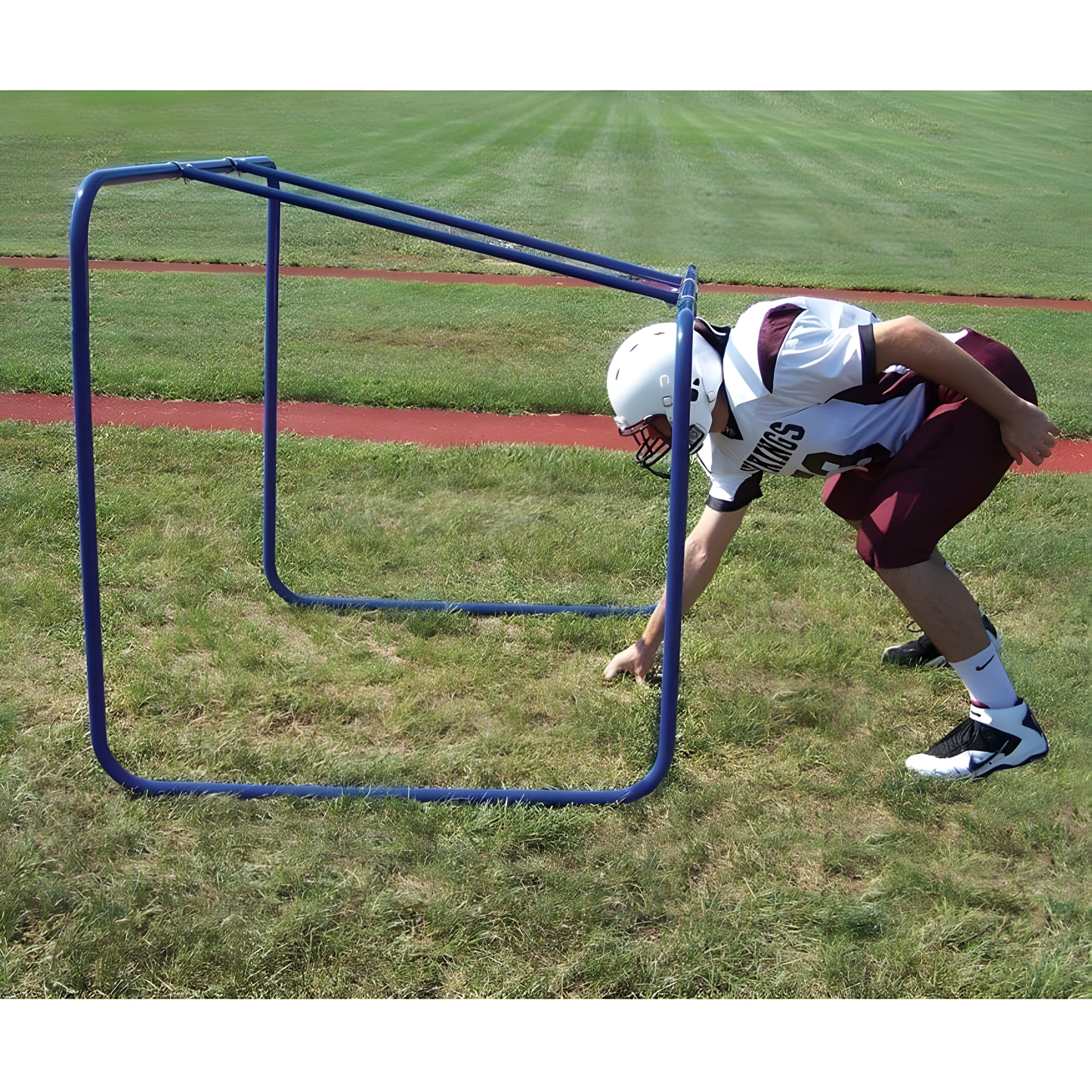 Jaypro Football Linemen Chute | Heavy-Duty Training Aid for Lineman Technique & Stance Drills (FBLMCH)