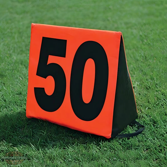 Jaypro Football Sideline Markers – Set of 11 | Durable, Weather‑Resistant Field Markers for Game-Day Precision (FBWSM) - JoySportStore