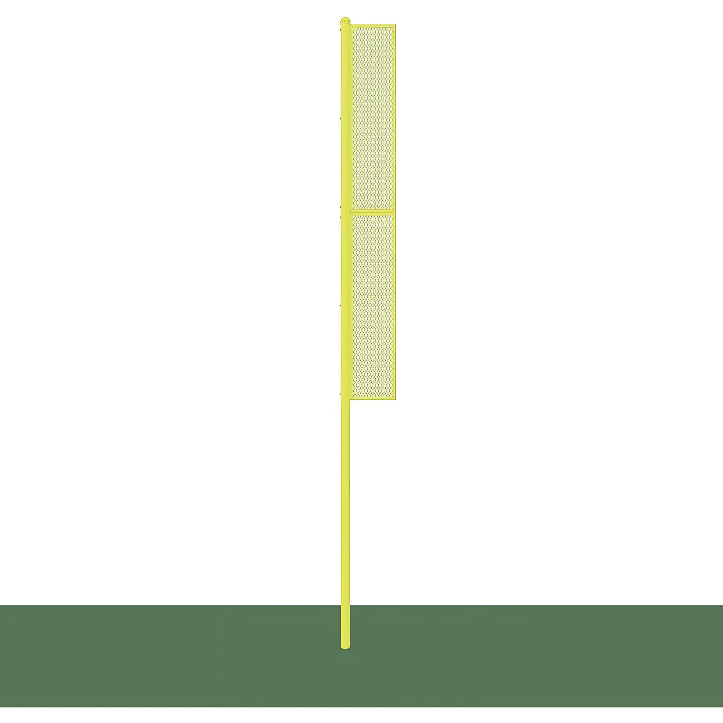 Jaypro Foul Poles – Collegiate 20' (Yellow) | Durable, High-Visibility Steel Markers for Baseball & Softball Fields (BBCFP-20)
