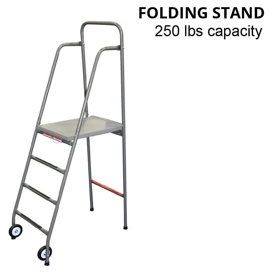Jaypro Free Standing Volleyball Referee Stand (250 lb. Capacity) | Stable, Comfortable Officiating for Indoor & Outdoor Courts (VRS-6000)