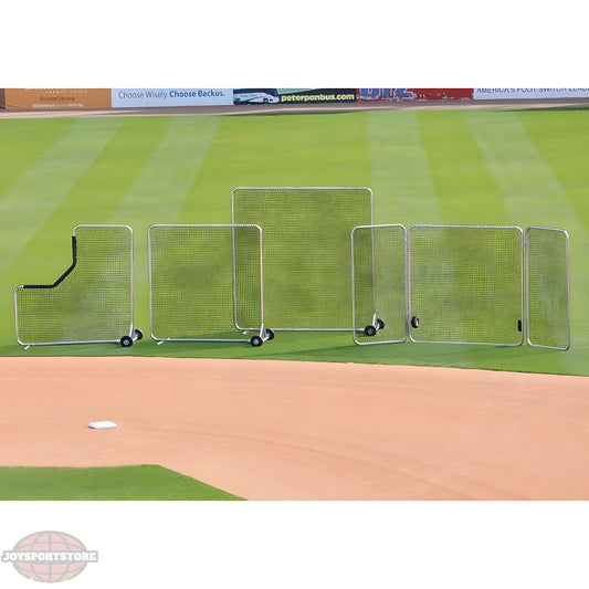 Jaypro Fungo Screen (8' x 8') - Big League Series | Durable, Compact Protection for Pro-Level Training (BLFS-88) - JoySportStore