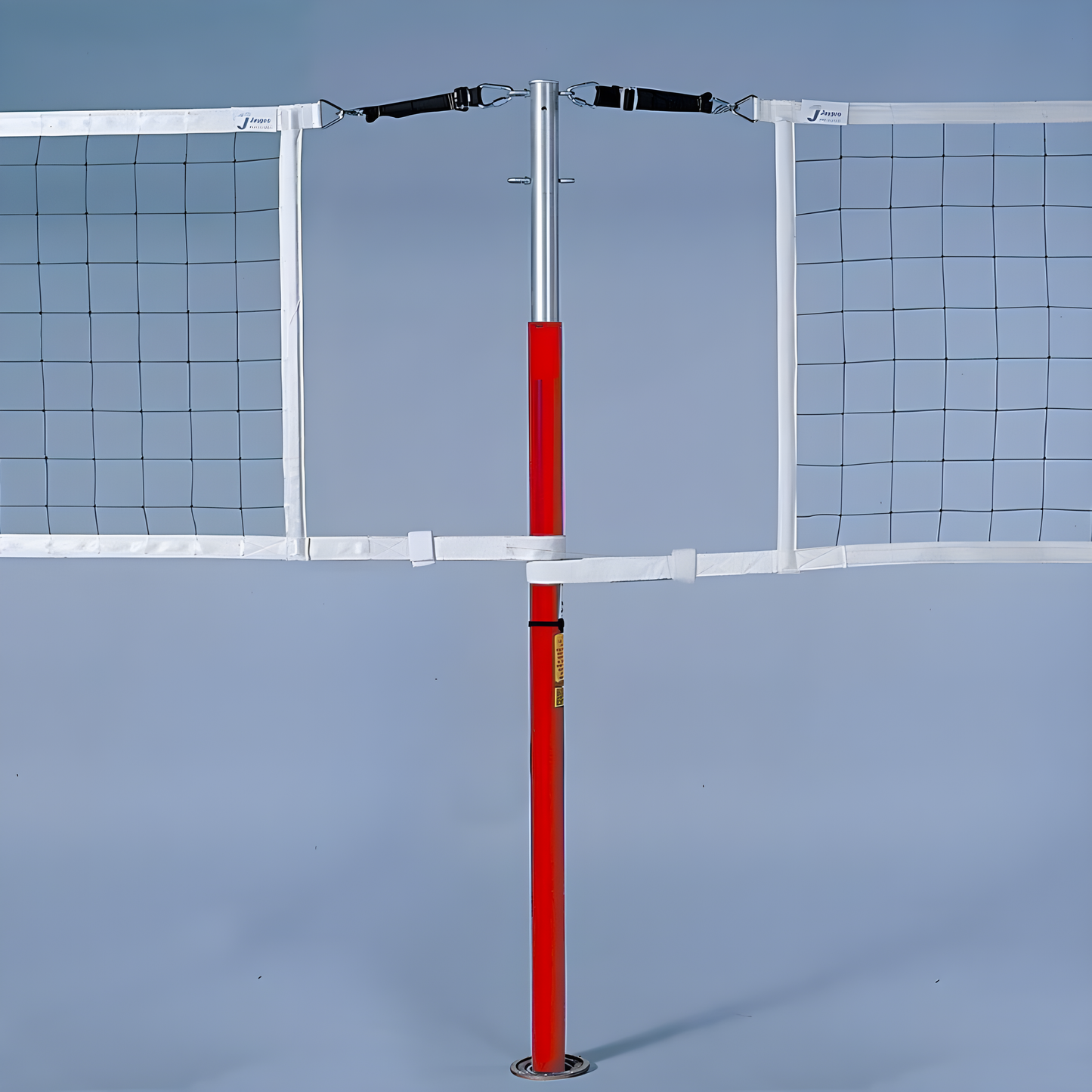 Jaypro Hybrid Steel Volleyball Net Center Upright System | Heavy-Duty Central Support for Multi-Court Volleyball Configurations