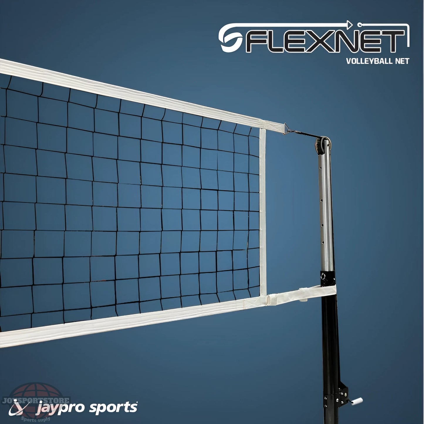 Jaypro Hybrid Steel Volleyball Uprights | Durable, Adjustable Net System for Competitive Play - JoySportStore