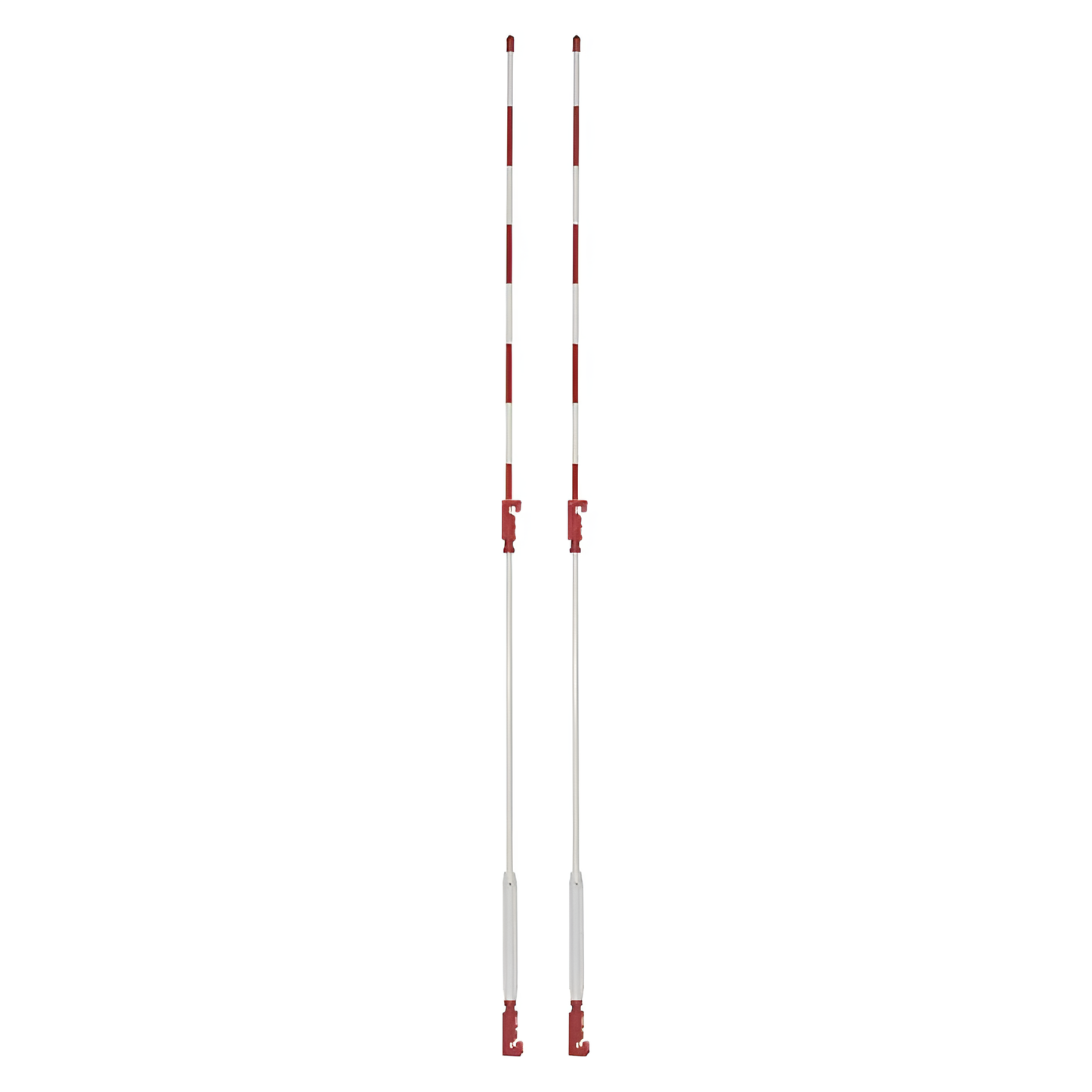 Jaypro Hybrid Steel Volleyball Uprights | Durable, Adjustable Net System for Competitive Play