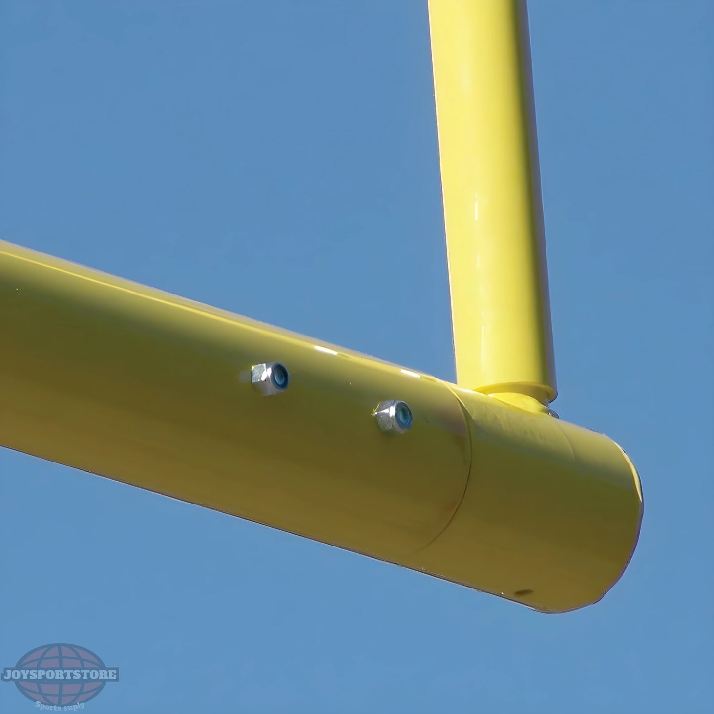Jaypro Max-1 Football Goal Posts – 30' Uprights, 6' Offset | Pro-Level Field Goals with Adjustable Leveling Plate for Precision Setup (Max-1-30LP6) - JoySportStore