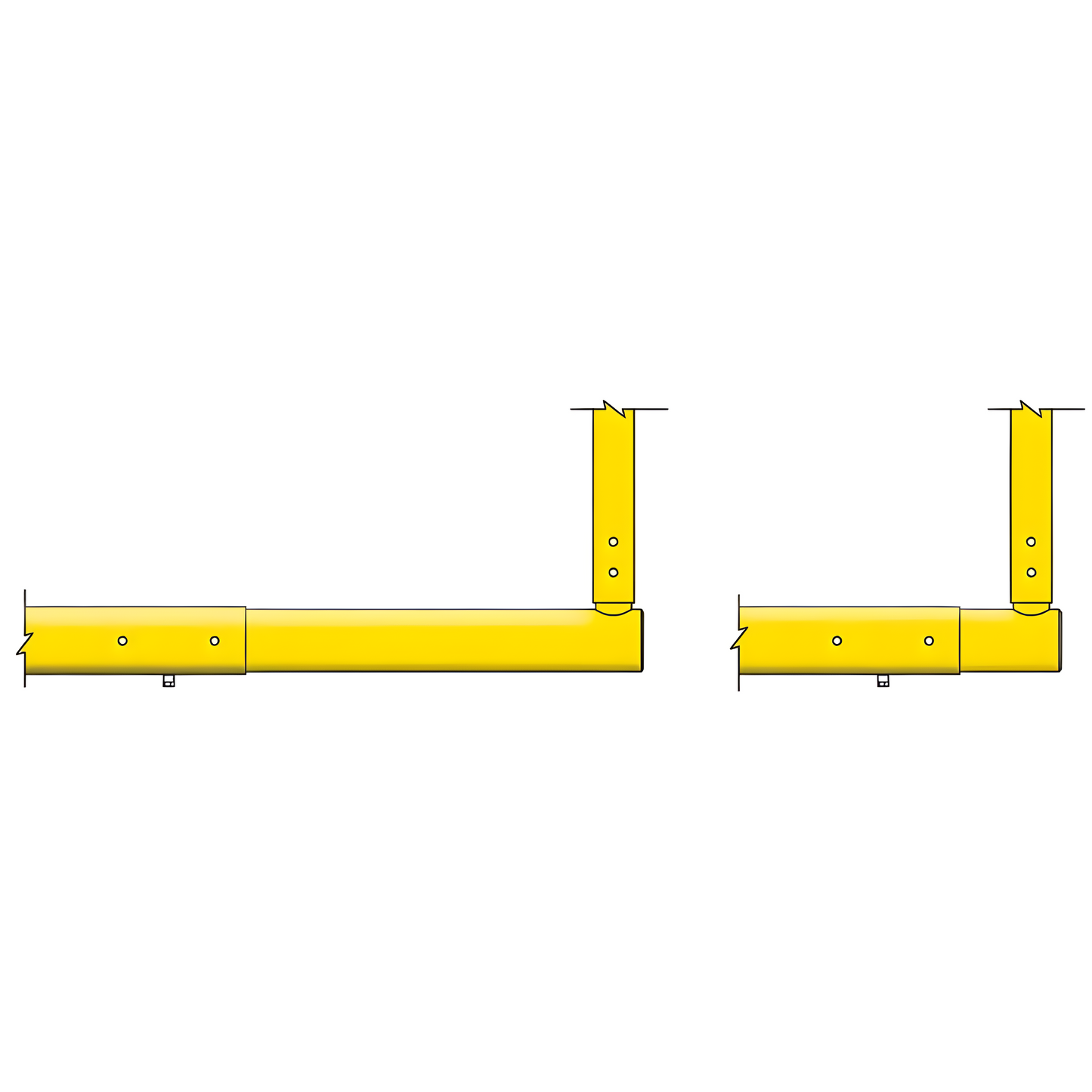 Jaypro Max-1 Football Goal Posts – 20' Uprights, 8' Offset | Pro-Look Field Goals with Leveling Plate Precision for Safer, Stronger Install (Max-1-20)