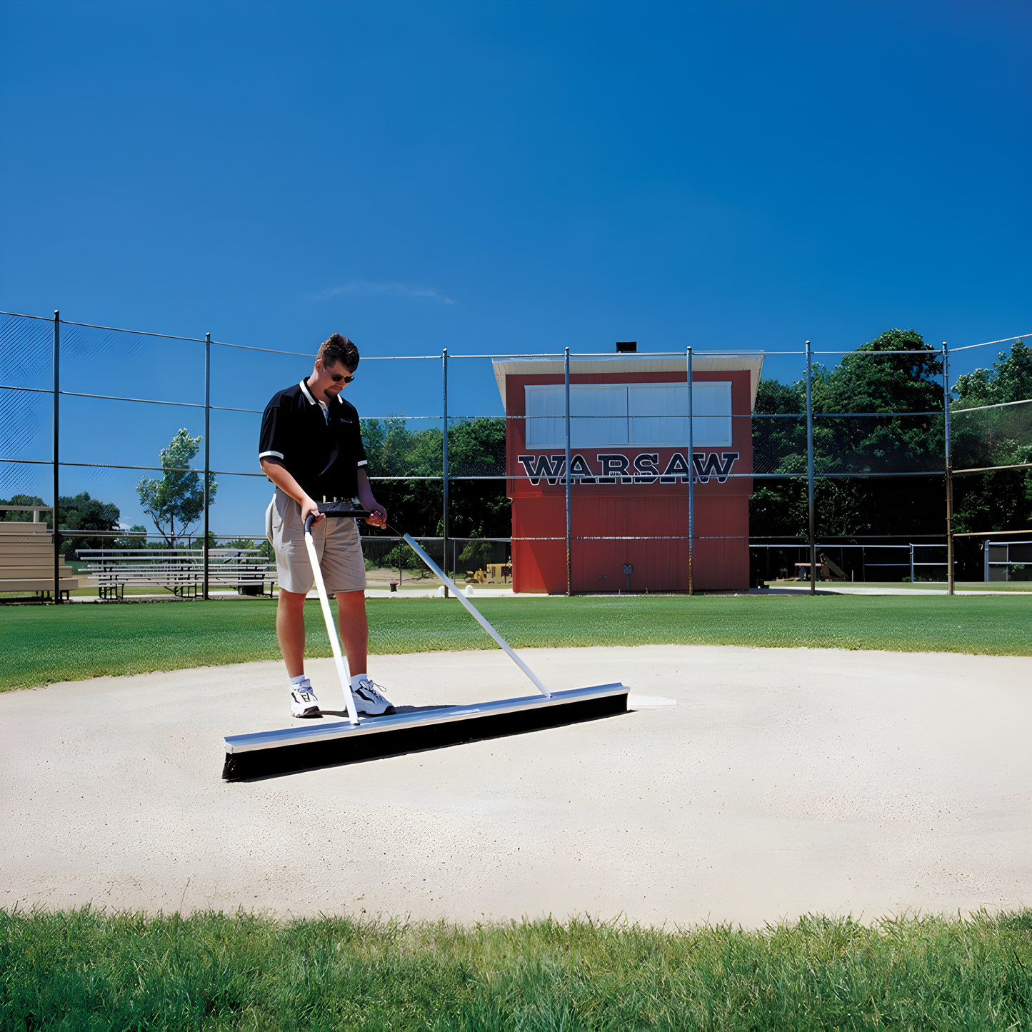 Jaypro Monster Drag Broom - 84" | Extra-Wide Field Grooming Tool for Fast, Even Infield Maintenance (MDB-84)