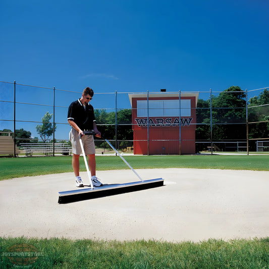 Jaypro Monster Drag Broom - 84" | Extra-Wide Field Grooming Tool for Fast, Even Infield Maintenance (MDB-84) - JoySportStore