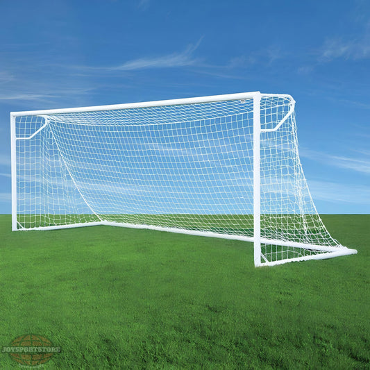 Jaypro Nova Club Round Soccer Goals – 24′ Pair | Portable, Durable Soccer Goal Set for Clubs & Recreational Fields (RCG-24S) - JoySportStore