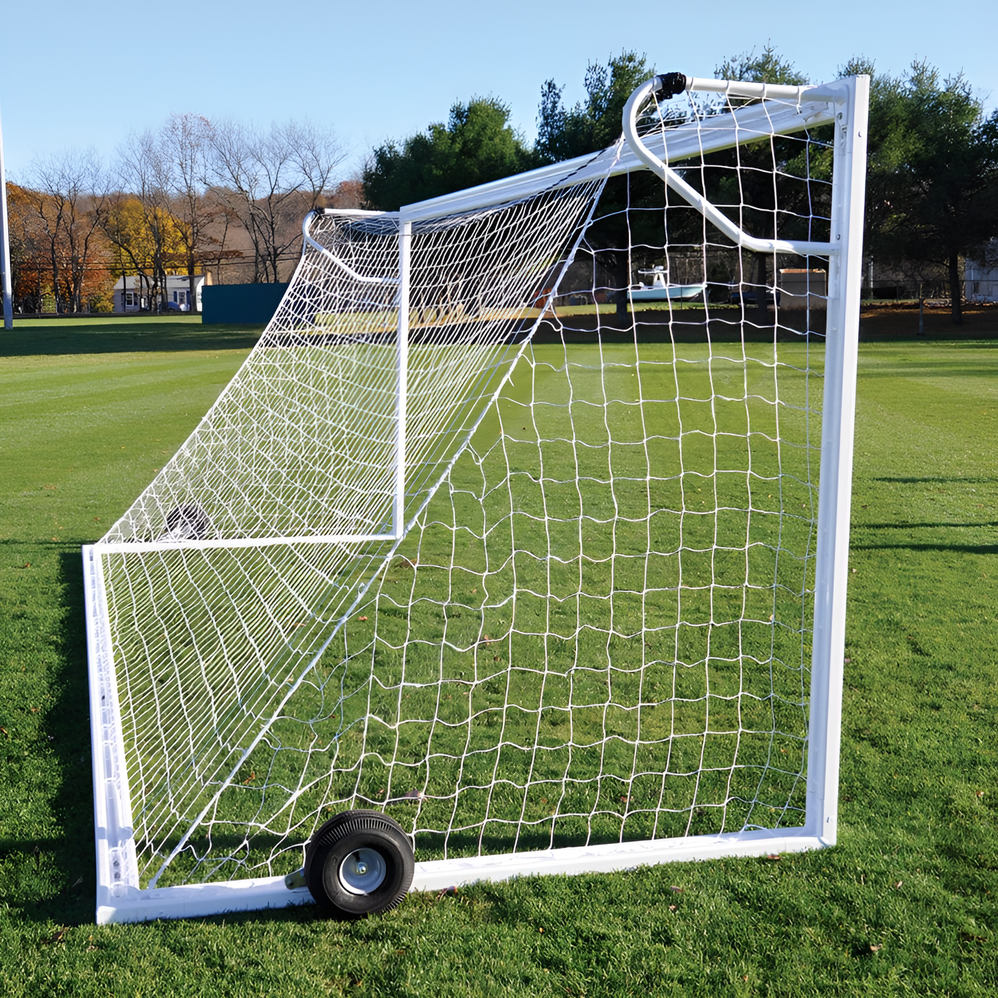 Jaypro Nova Premier Adjustable Soccer Goal Package | Full‑Size, Multi‑Height Dual‑Goal Set (SGP‑600AXPKG)