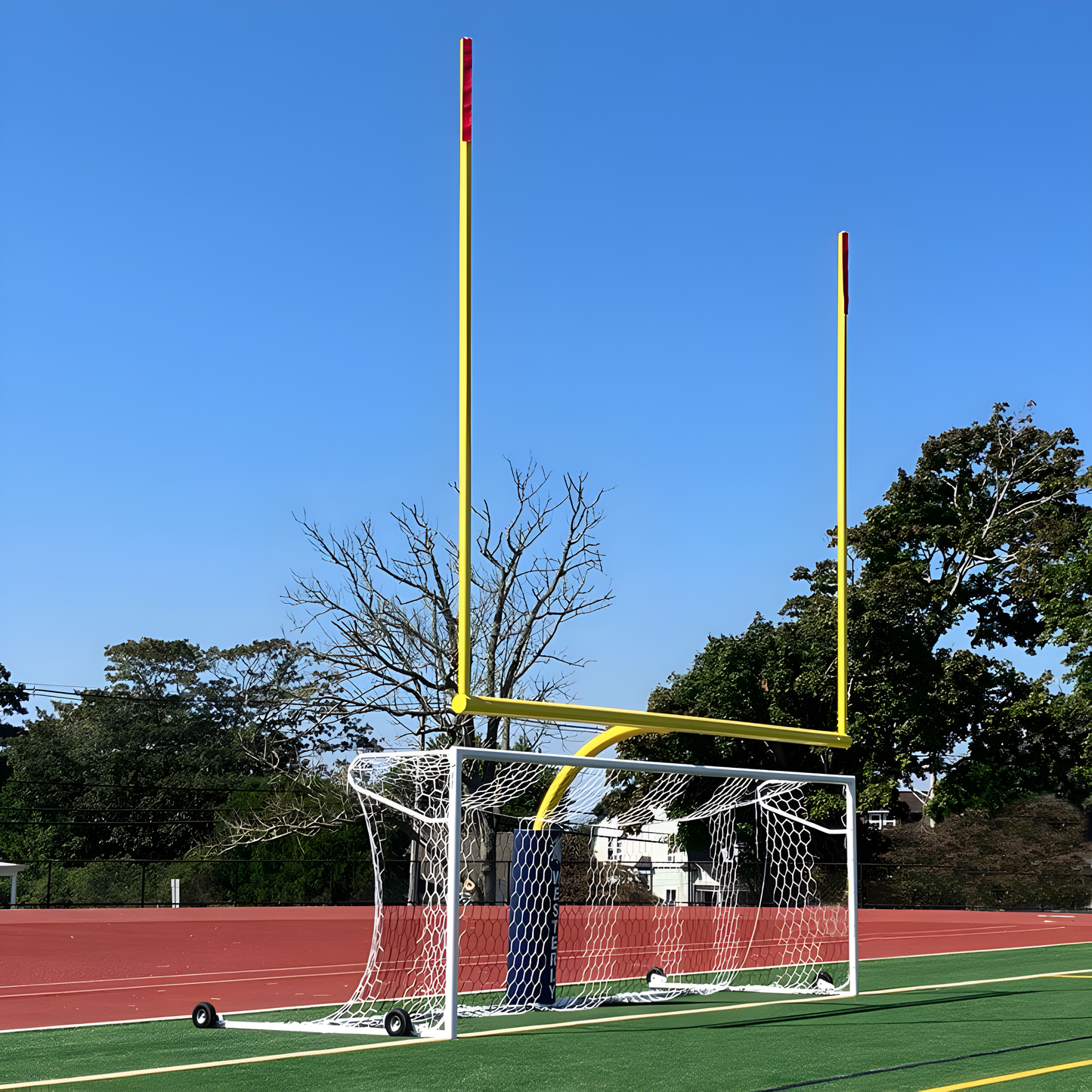 Jaypro Nova Premier Adjustable Soccer Goal Package | Full‑Size, Multi‑Height Dual‑Goal Set (SGP‑600AXPKG)