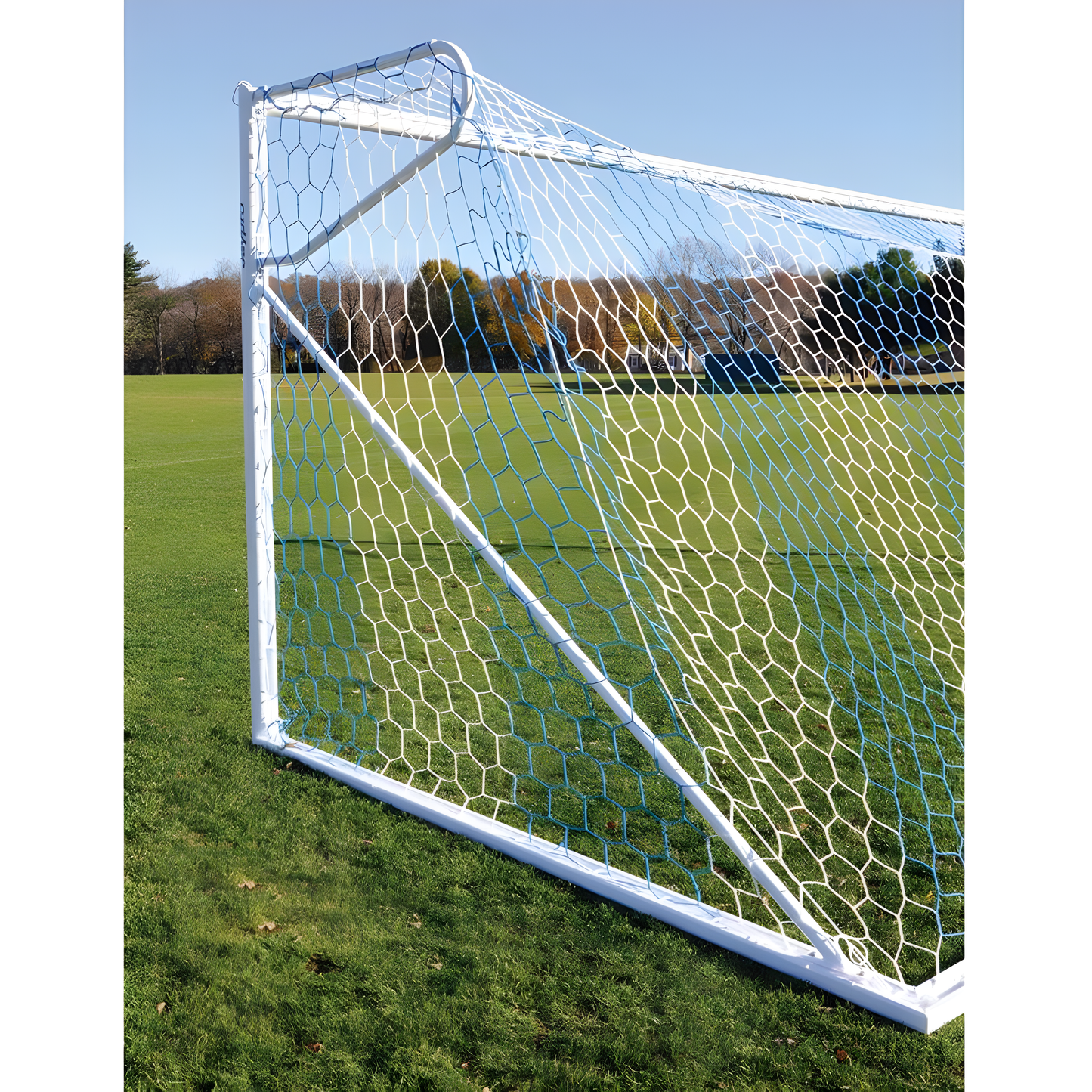 Jaypro Nova Premiere Soccer Goals | World-Class Match Goals with Elite-Level Frame & Net Channel (SGP-600)