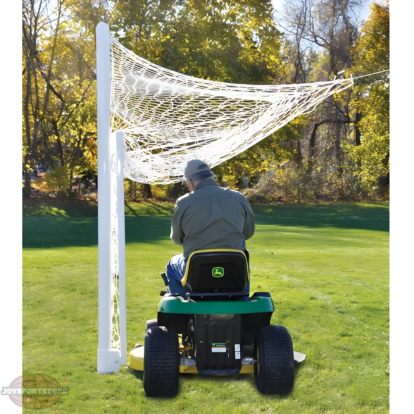 Jaypro Nova World Fold‑Up Soccer Goals | Easy‑Storage Regulation‑Size Goals for Field & Backyard (SGP‑660) - JoySportStore
