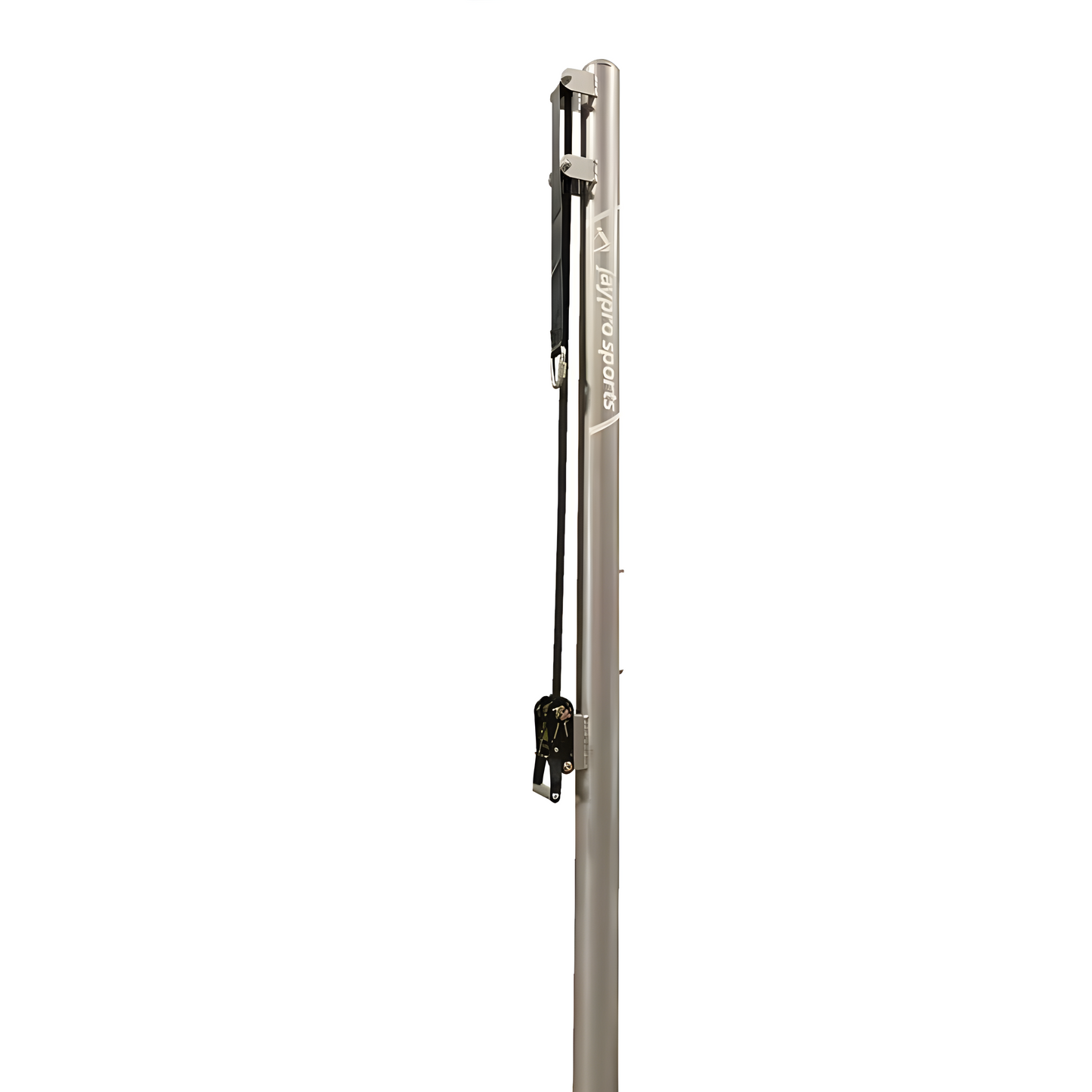 Jaypro Outdoor Volleyball Center Upright – 3-1/2" Round Steel Pole | Net Support for Multi-Court Systems – OCV-900C