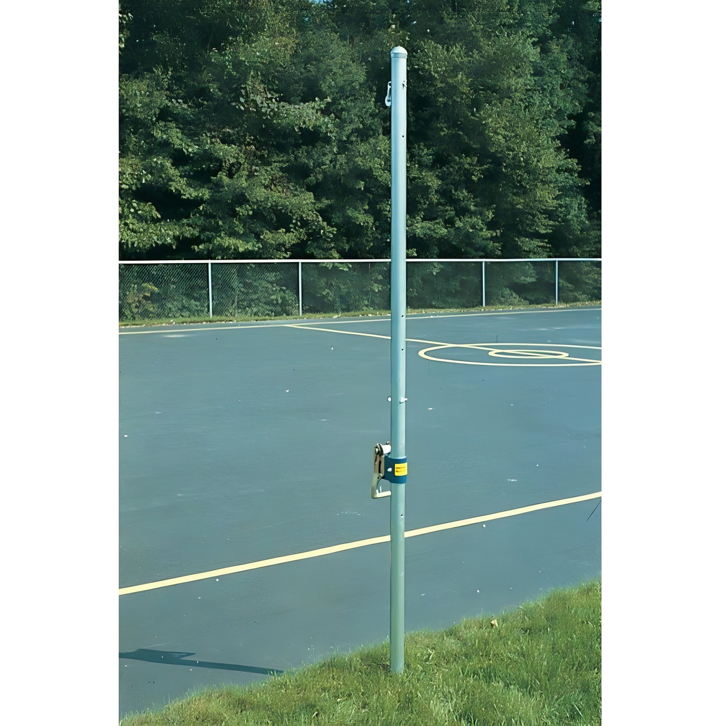 Jaypro Outdoor Recreational Volleyball Uprights | Heavy‑Duty Portable Post System with Anchors (OS‑350)