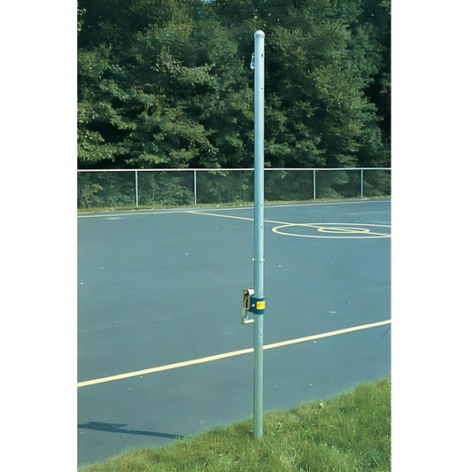 Jaypro Outdoor Recreational Volleyball Uprights | Heavy‑Duty Portable Post System with Anchors (OS‑350) - JoySportStore