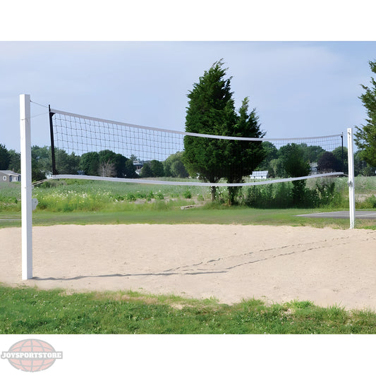 Jaypro Outdoor Volleyball System – Coastal Competition Series with 4" Square Posts | All-Weather Net System for Beach & Outdoor Courts – OCC-500 - JoySportStore
