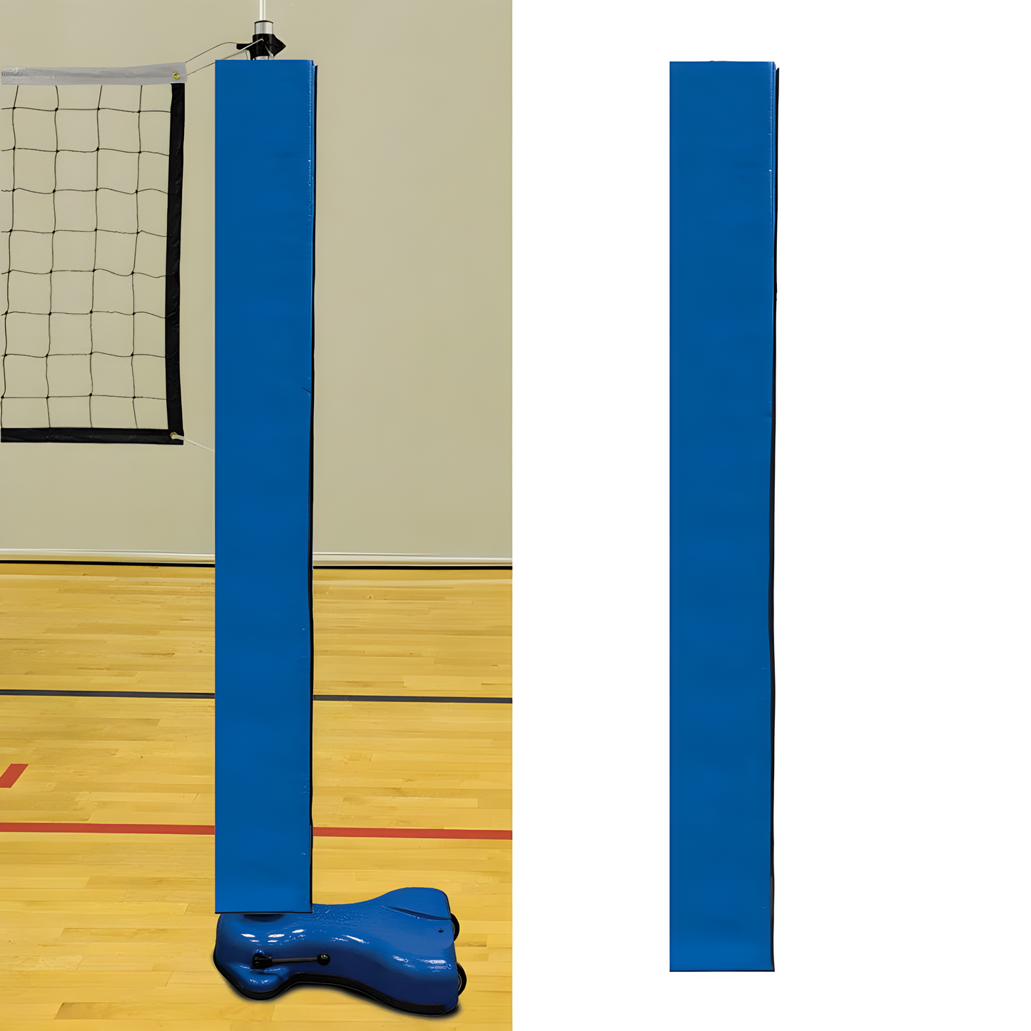 Jaypro P.E. Economy Upright Pad | Protective Foam Padding for Gym Uprights – 6’ Tall, Velcro Closure (GG-UPAD)