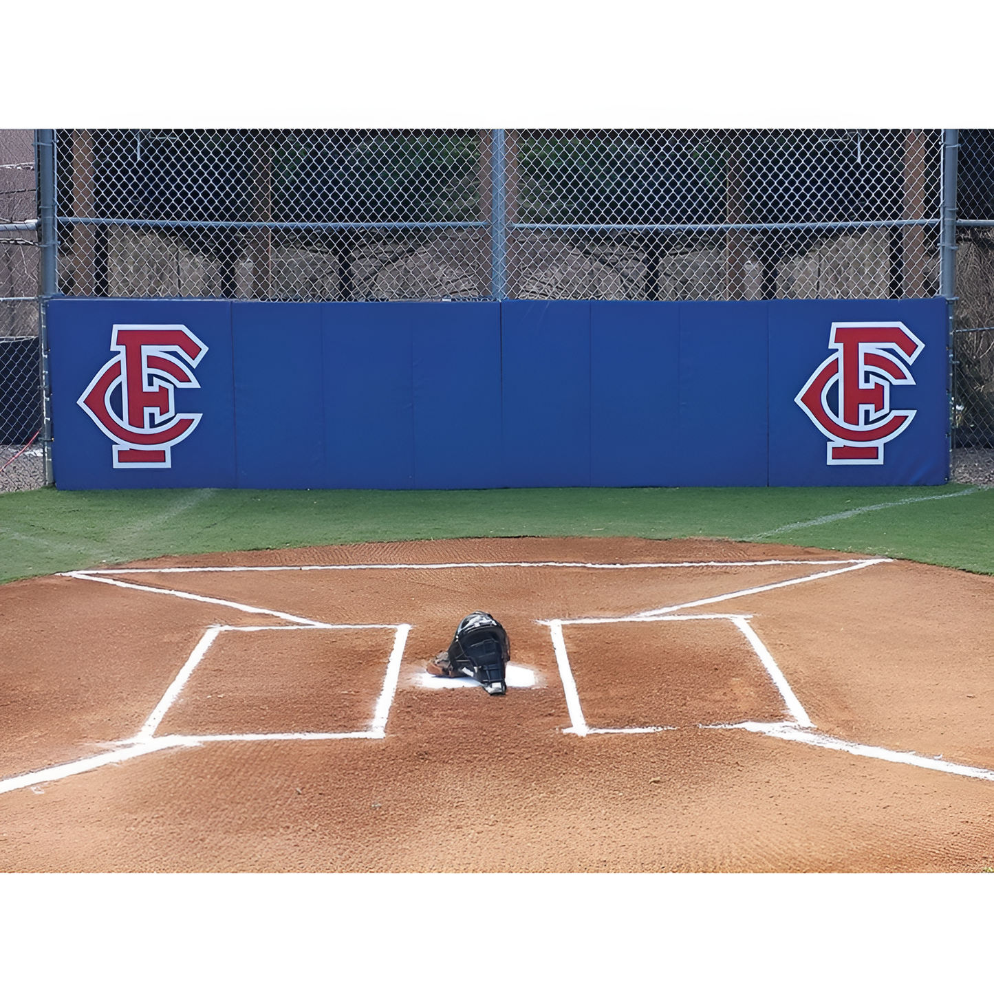 Jaypro Padding – Backstop (3'H x 12'L) – Outdoor | Extended-Distance Field & Fence Safety Padding (BSP2312)