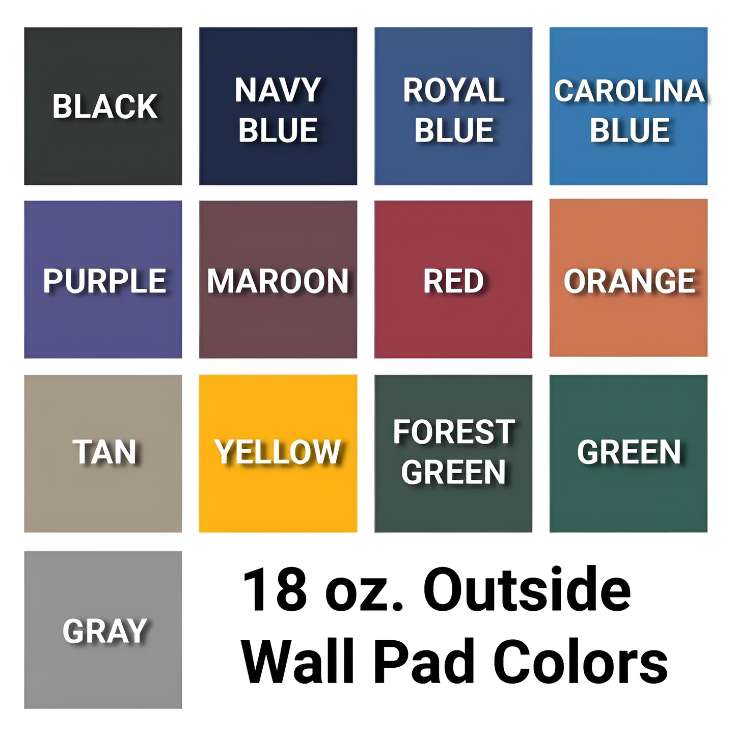 Jaypro Padding – Backstop (4'H x 8'L) – Outdoor | Durable Weather-Resistant Fence & Wall Protection Pad (BSP248)