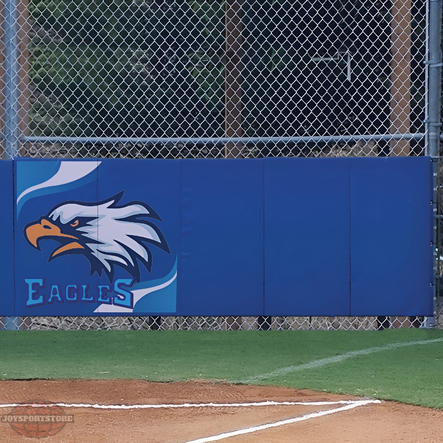Jaypro Padding – Backstop (4'H x 10'L) – Outdoor | Full-Length Weatherproof Backstop & Fence Protection Pad (BSP2410) - JoySportStore