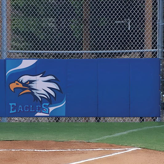 -Jaypro Padding – Backstop (4'H x 12'L) – Outdoor | Extra-Wide Weatherproof Backstop & Fence Pad for Baseball/Softball Fields (BSP2412) - JoySportStore