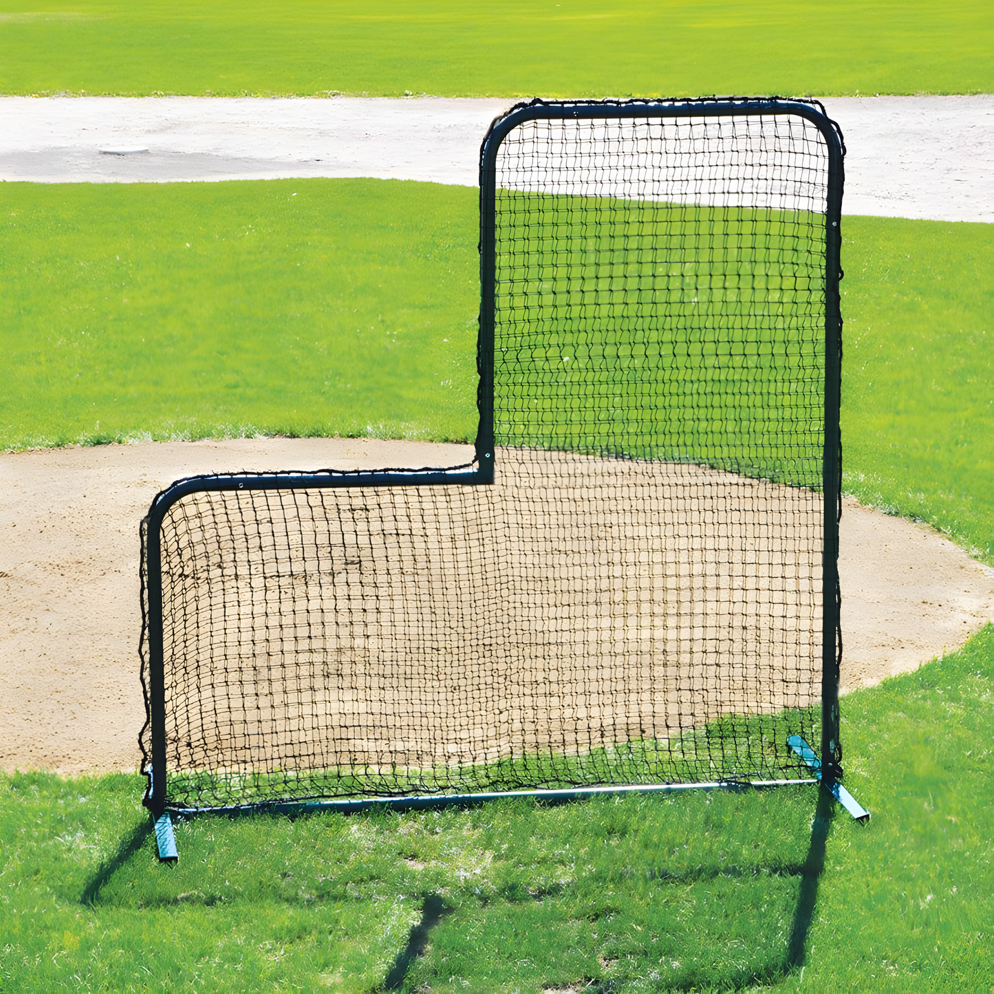 Jaypro Pitcher's Screen - (7'W x 7'H) - Collegiate | Heavy-Duty Protection for Practice & Games (PS-84)