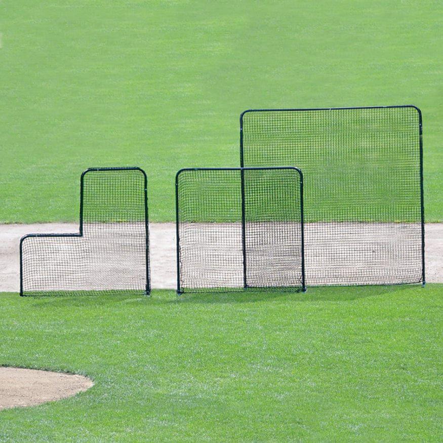 Jaypro Pitcher's Screen - (7'W x 7'H) - Collegiate | Heavy-Duty Protection for Practice & Games (PS-84)