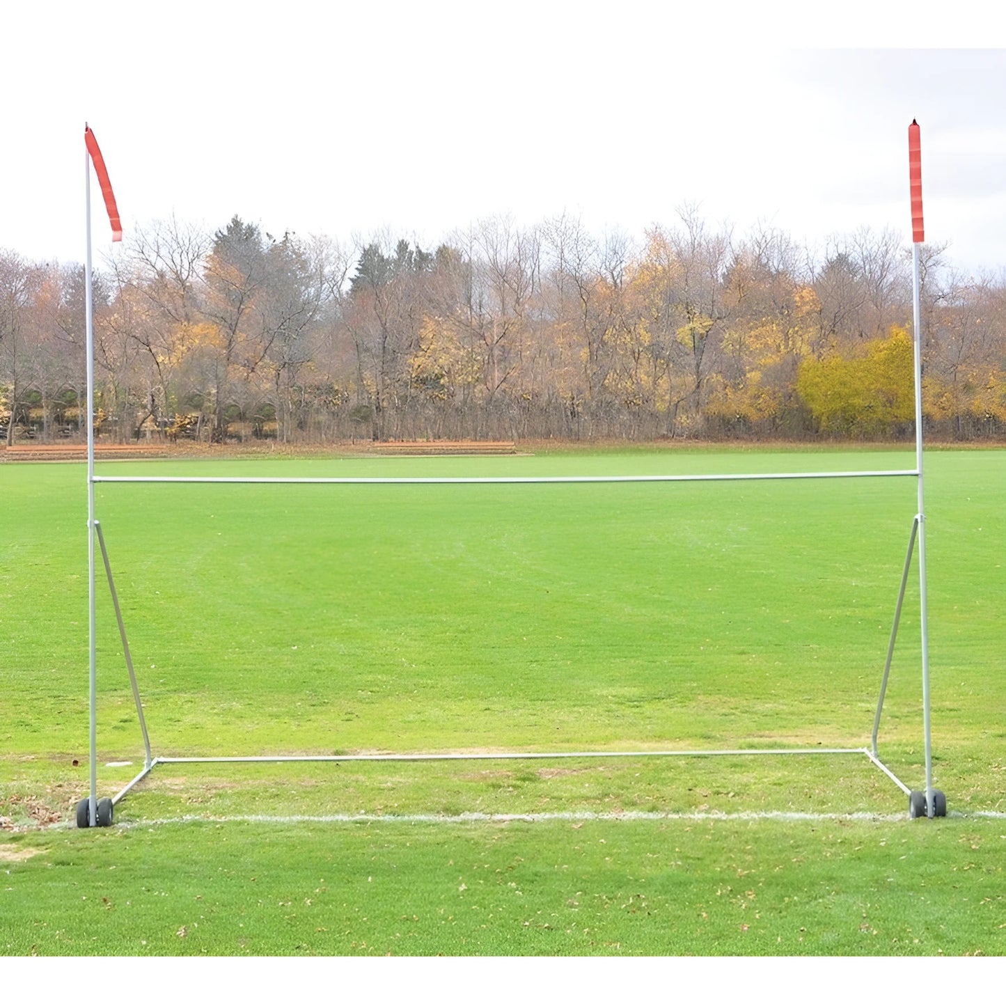 Jaypro Portable Football/Soccer Practice H-Frame Goal – High School | Multi-Sport Training Frame with All-Steel Construction – PPG-4HS - JoySportStore