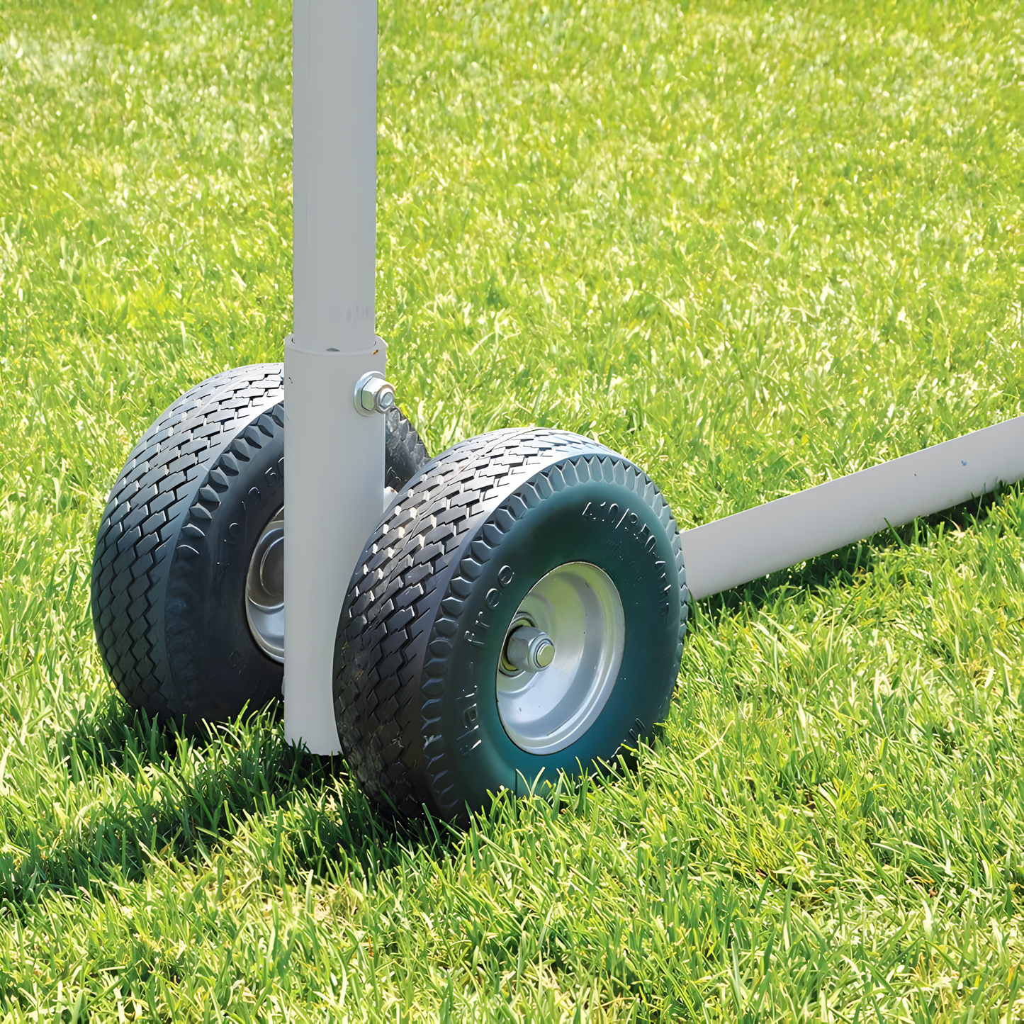 Jaypro Portable Practice Football/Soccer Combo Goal | Lightweight, Dual-Use Training Net (PCG‑800)