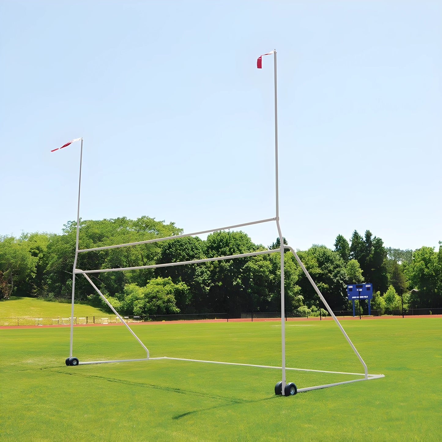 Jaypro Portable Practice Football/Soccer Combo Goal | Lightweight, Dual-Use Training Net (PCG‑800) - JoySportStore