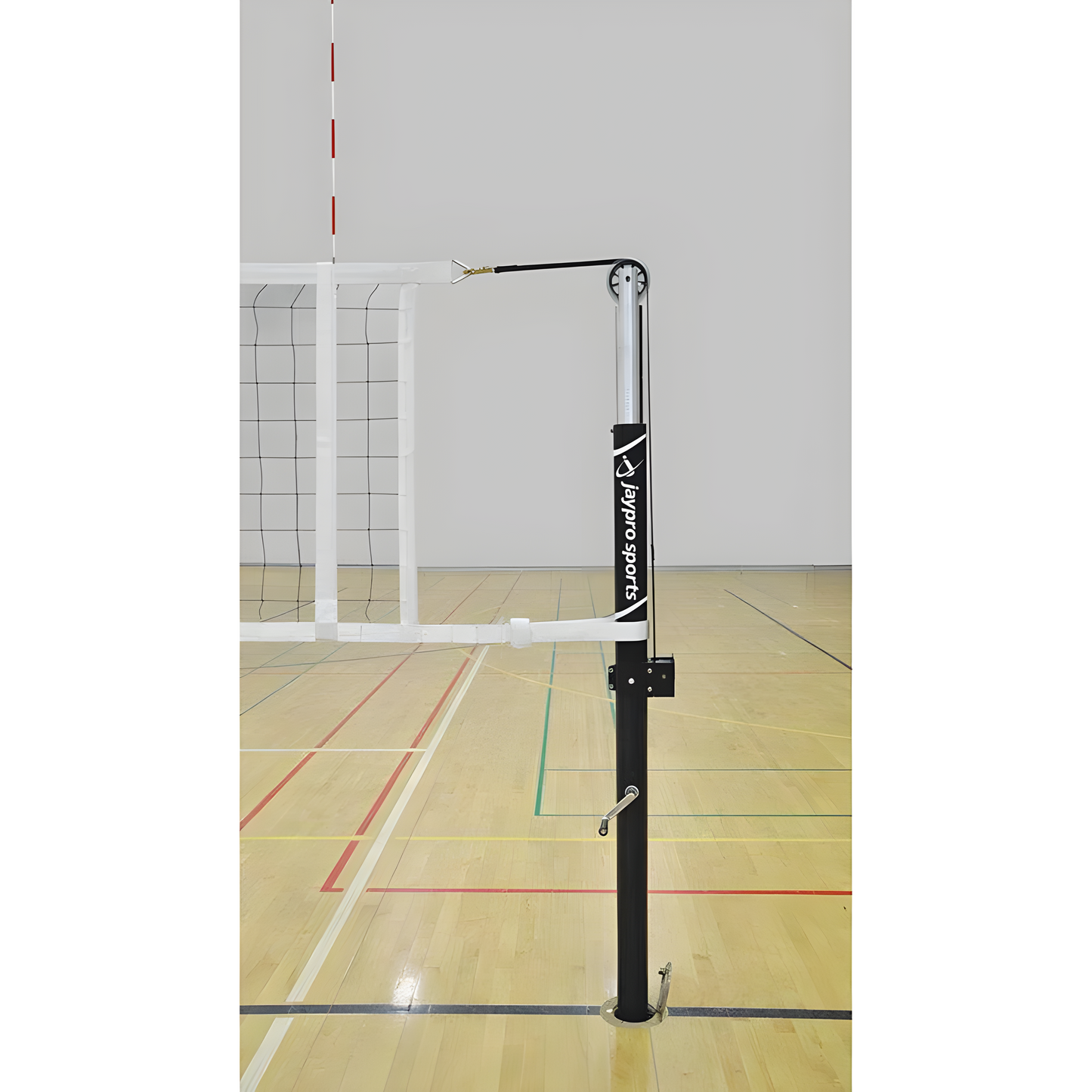 Jaypro PowerLite Volleyball System | Lightweight, Elite Volleyball System Compliant with NFHS, NCAA & USVBA Standards