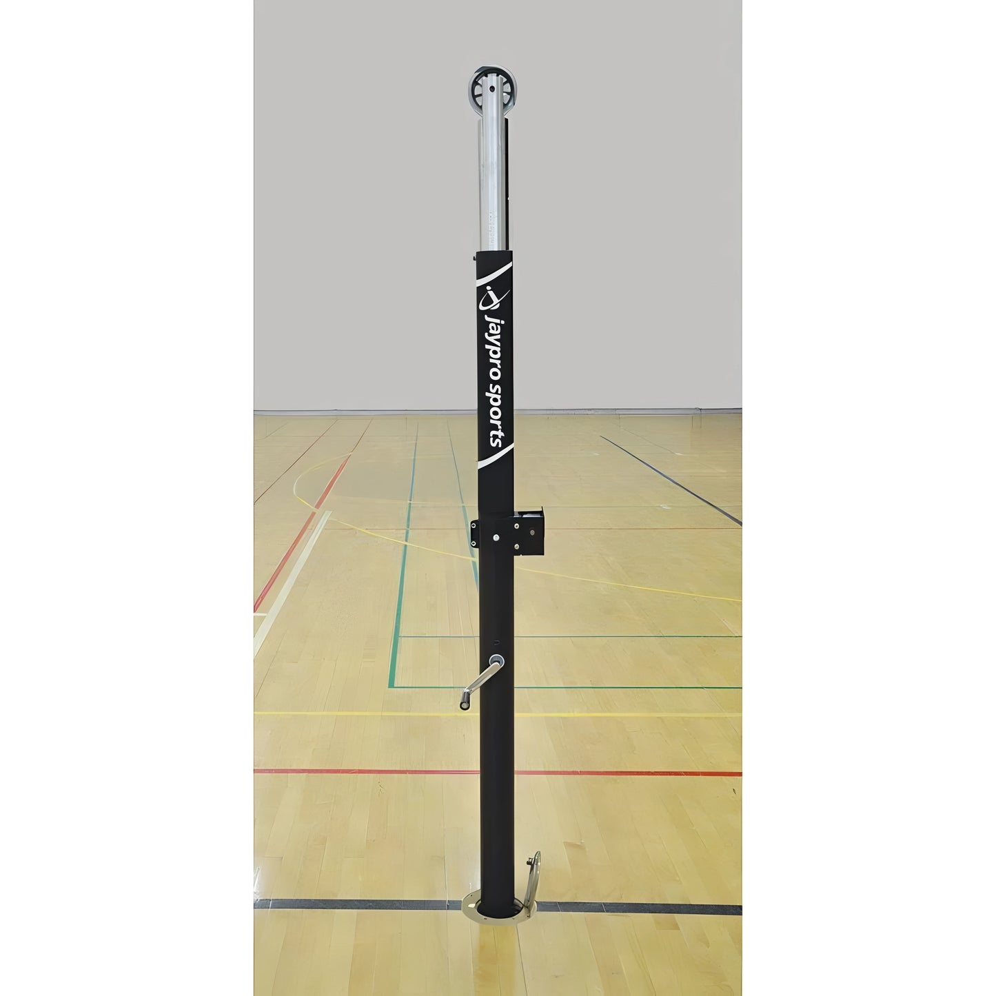Jaypro PowerLite Volleyball Uprights | Lightweight, Adjustable Court System - JoySportStore