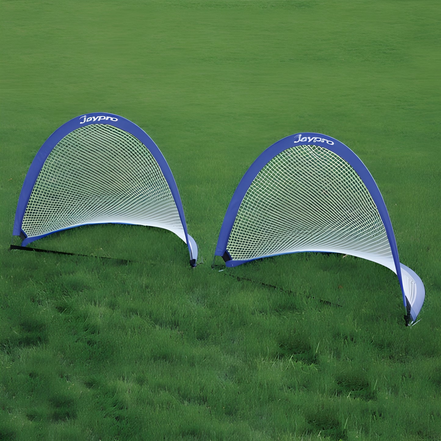 Jaypro Soccer Pop-Up Goal Trainers with Bag (Pair) | Lightweight, All-Surface Training Goals (SGPU7240B)