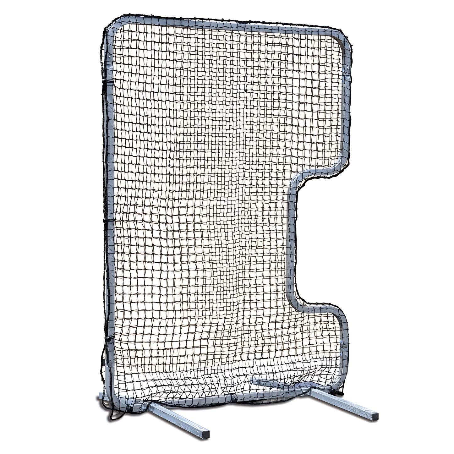Jaypro Softball "C" Shape Screen – Classic (7' x 5') | Durable Field Protection for Pitchers & Coaches (CFSPC)