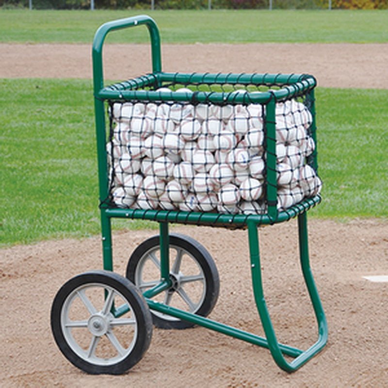 Jaypro Ball Cart (Green) | Reliable Mobility & Storage for Sports Balls (BCT-100)